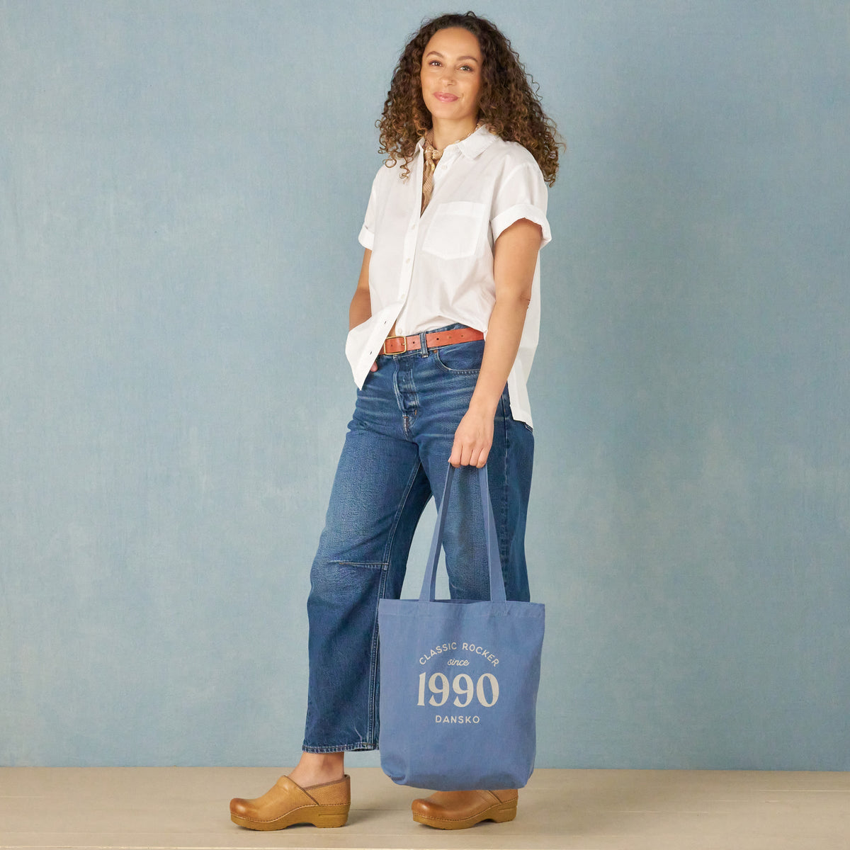 Classic Rocker Chambray Tote | Dansko Exclusive