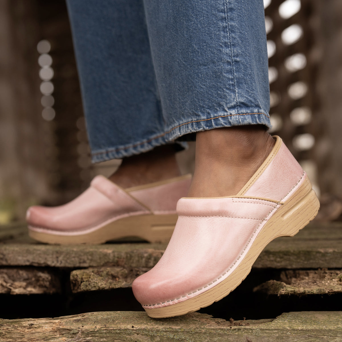 Professional Pink Milled Burnished | Dansko Top Pick