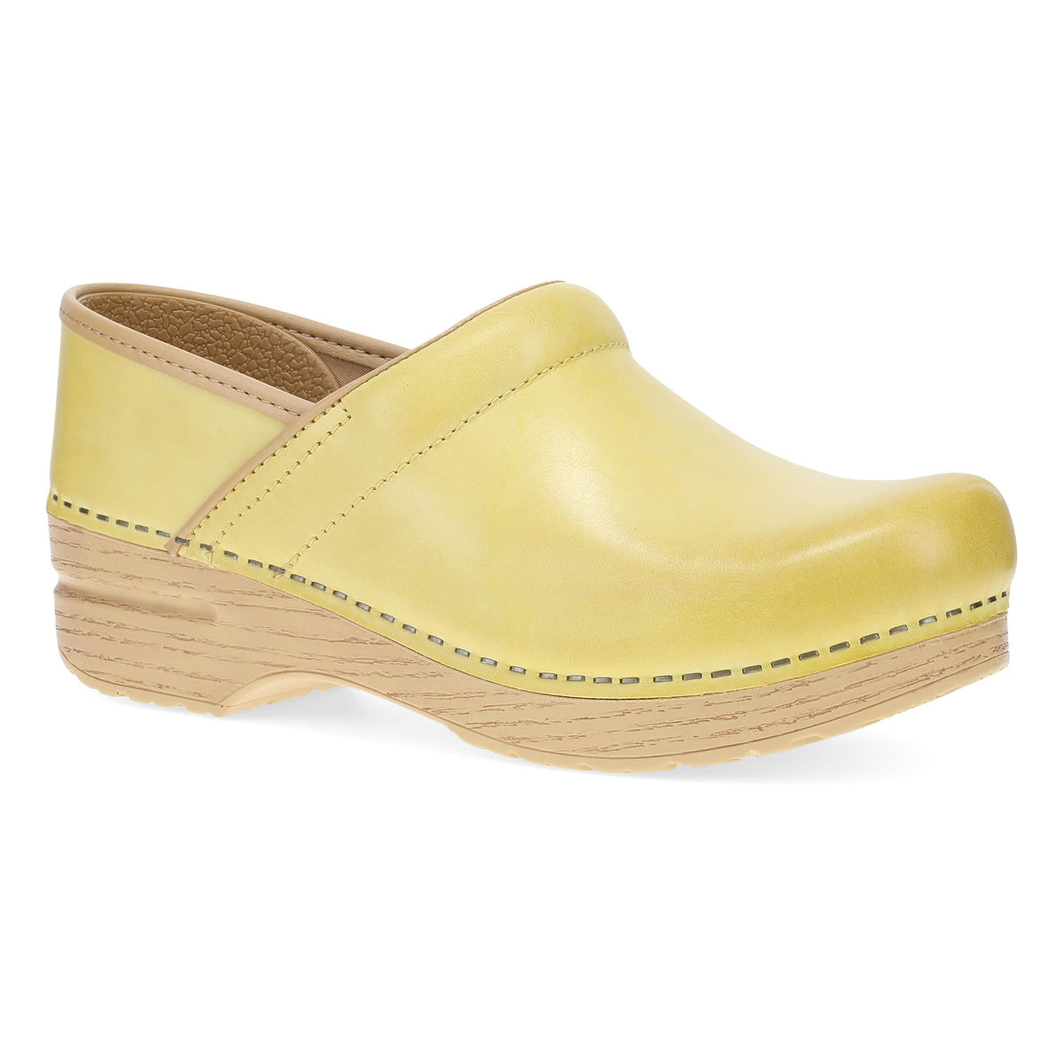 Lemonade Leather Clog,35