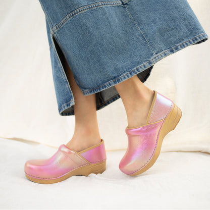 XP 2.0 Pink Iridescent Leather | Dansko Great Value