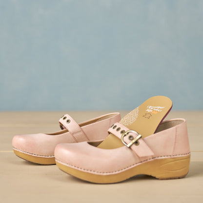 XP 2.0 Mary Jane Clog Pink Leather | Dansko Trending