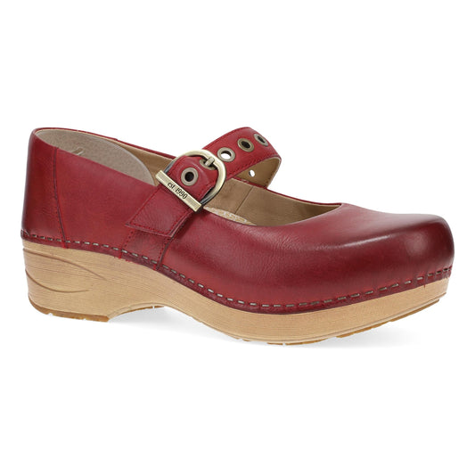 Wide XP 2.0 Mary Jane Clog Red | Dansko Classic