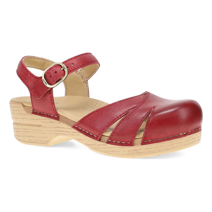 Margreta Red Burnished Nubuck | Dansko Trending