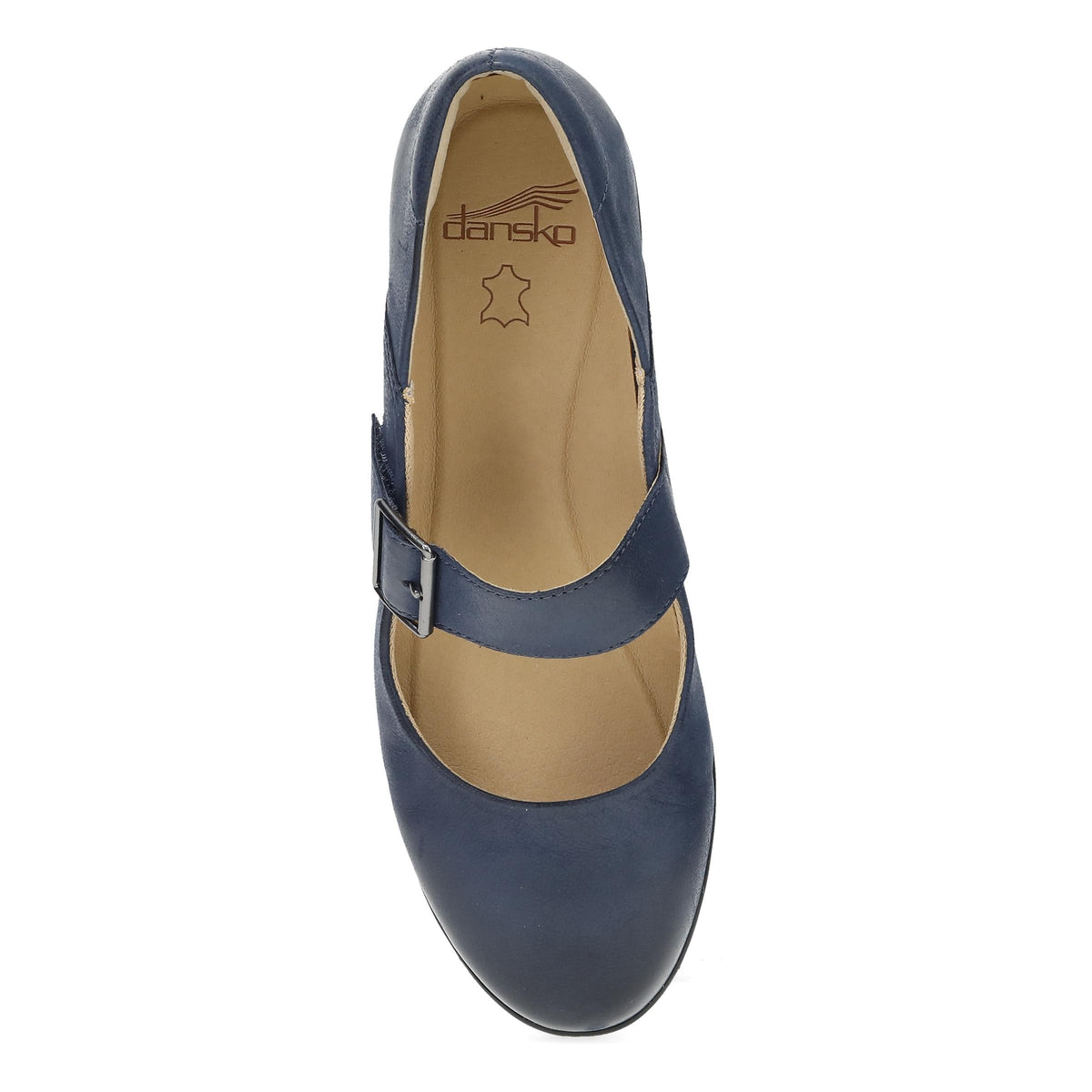 Collette Navy Burnished Nubuck | Dansko Smart Buy