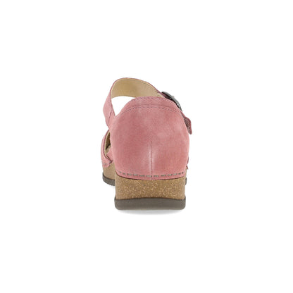 Mae Ash Rose Embroidered Suede | Dansko Signature