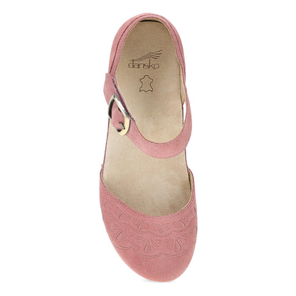 Mae Ash Rose Embroidered Suede | Dansko Signature