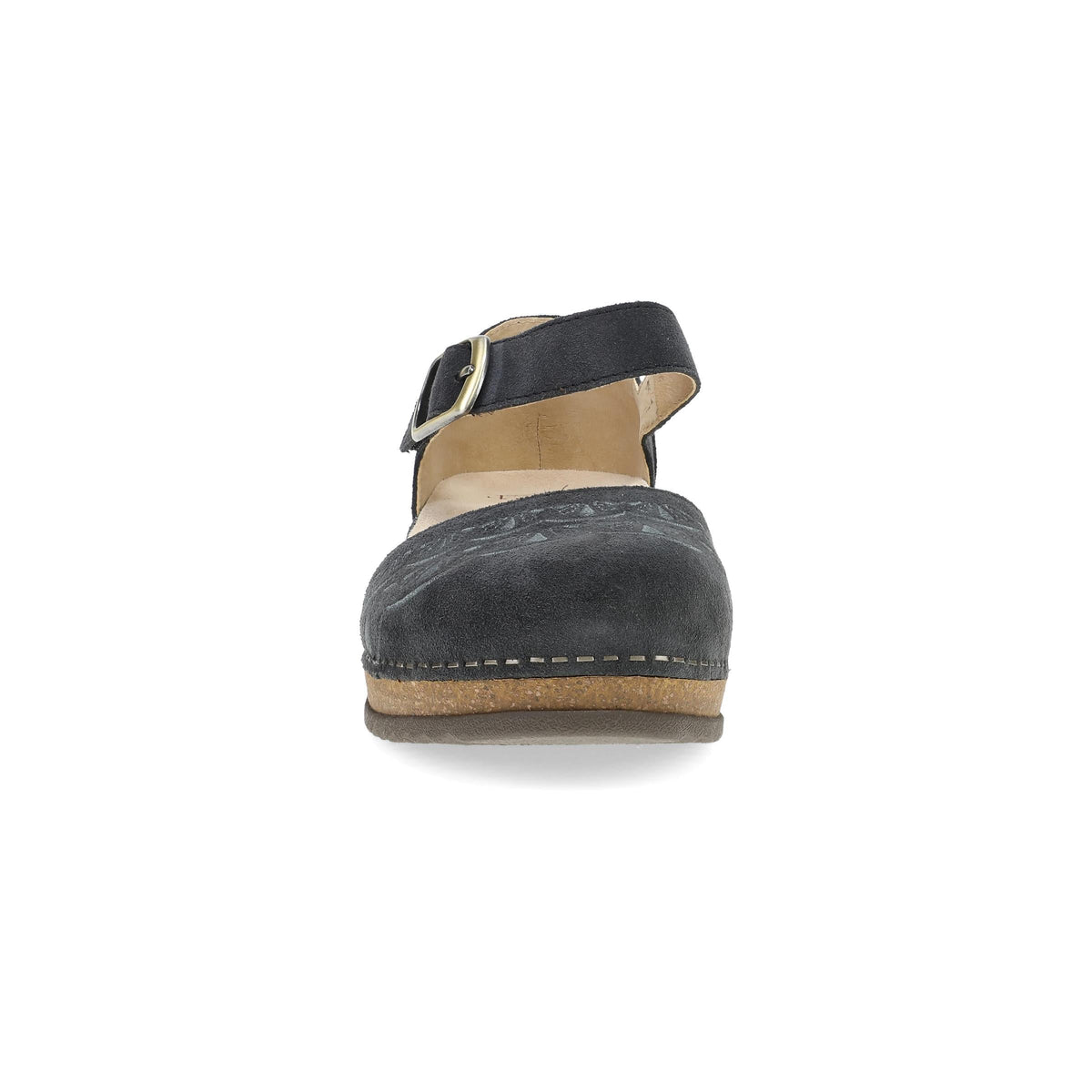 Mae Charcoal Embroidered Suede | Dansko Top Pick