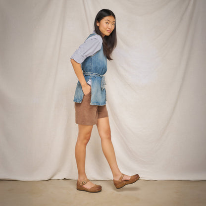 Mae Tan Burnished Suede | Dansko Smart Buy
