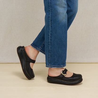 Kimberly Black Leather | Dansko Popular