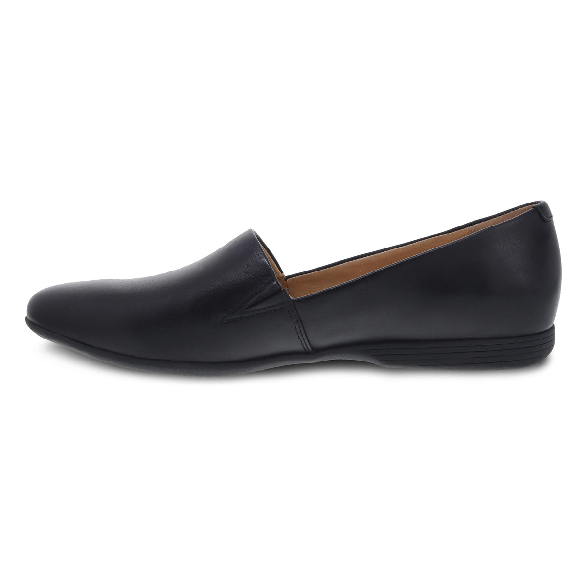 Larisa Wide Black Milled Nappa | Dansko New