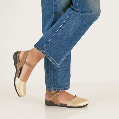 Rowan Taupe Metallic | Dansko Popular