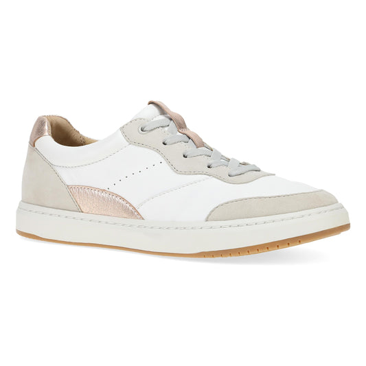 Josey White/Rose Gold Nappa | Dansko Popular