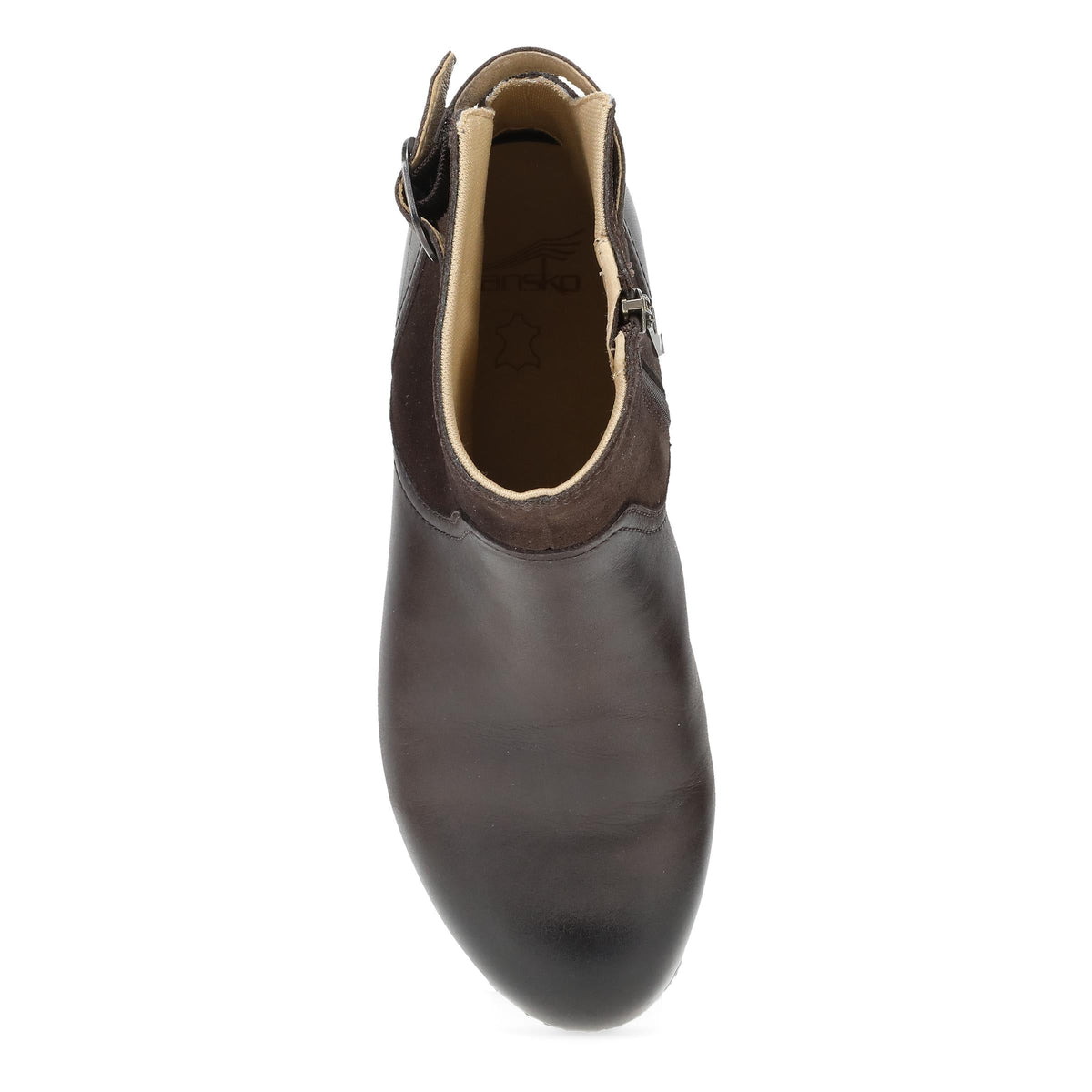 Monique Chocolate Burnished Calf | Dansko Classic