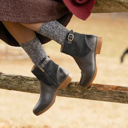 Monique Black Burnished Calf | Dansko Value