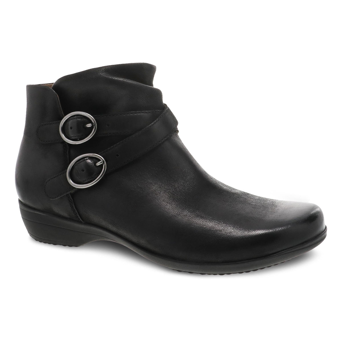 Faithe Black Burnished Nubuck | Dansko Signature