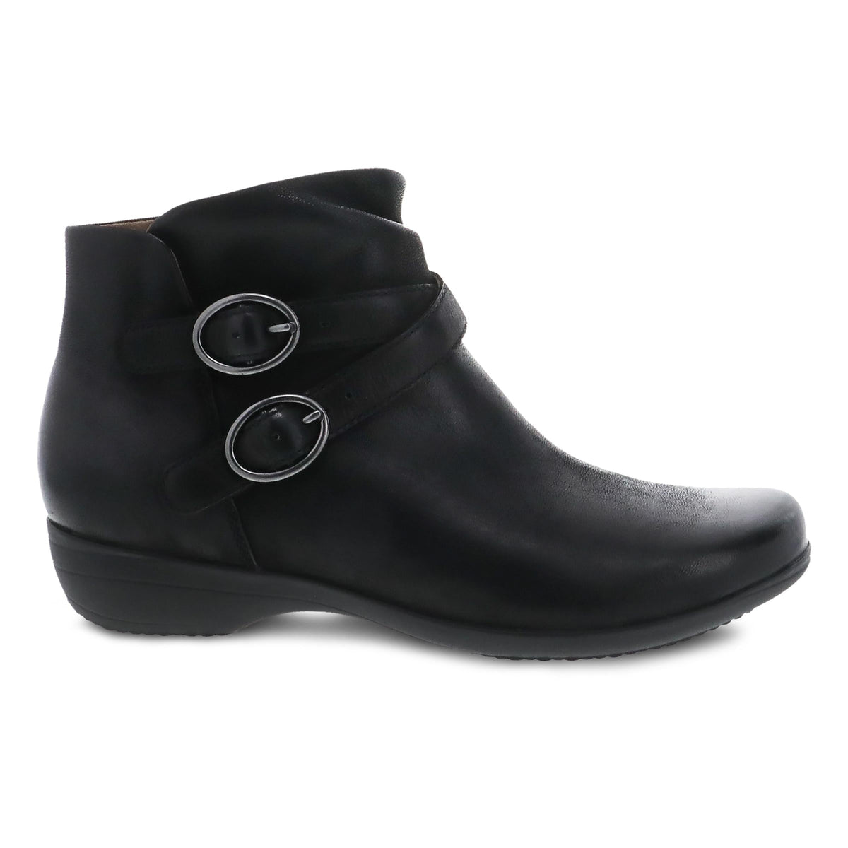 Faithe Black Burnished Nubuck | Dansko Signature
