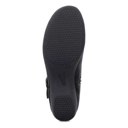 Faithe Black Burnished Nubuck | Dansko Signature