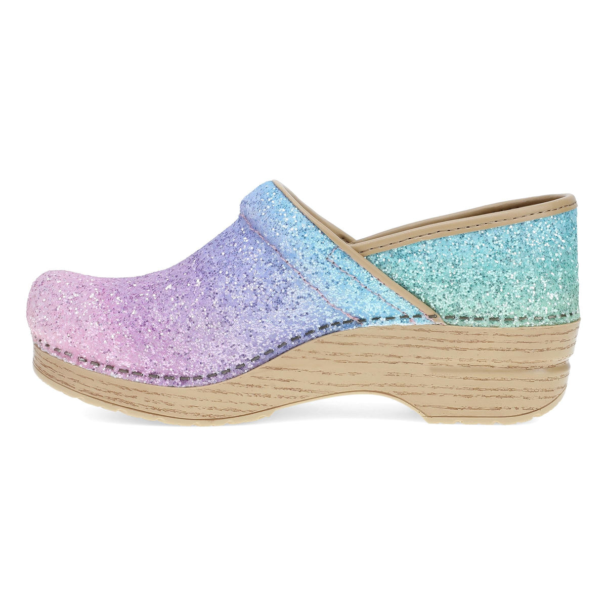 Wide Pro Pastel Rainbow Glitter | Dansko New