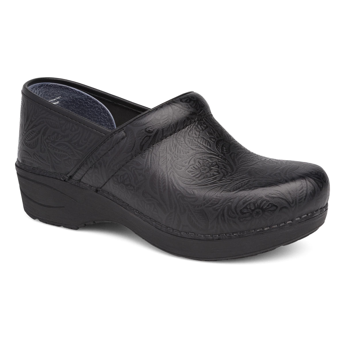 Wide XP 2.0 Black Floral Tooled | Dansko Essential