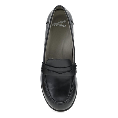 Danica Wide Black Waterproof Burnished | Dansko Signature