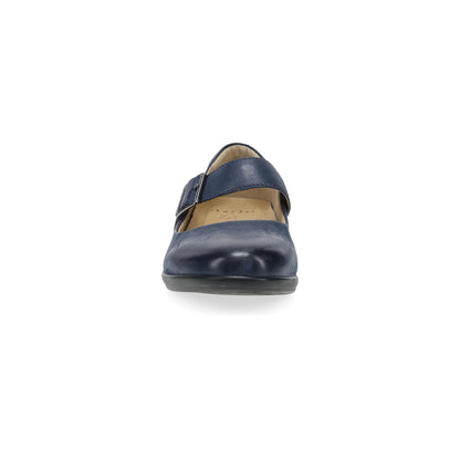 Collette Wide Navy Burnished Nubuck | Dansko Popular
