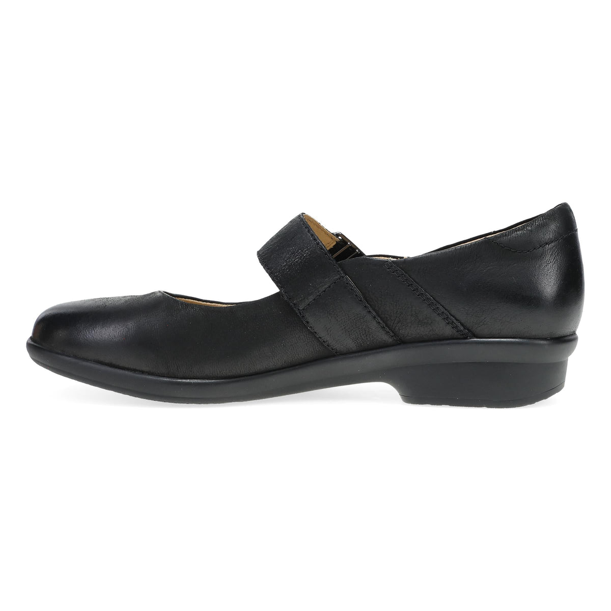 Collette Wide Black Burnished Nubuck | Dansko Top Pick
