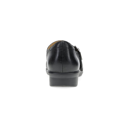 Collette Wide Black Burnished Nubuck | Dansko Top Pick