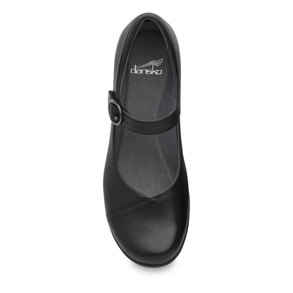 Fawna Wide Black Milled Nappa | Dansko Smart Buy