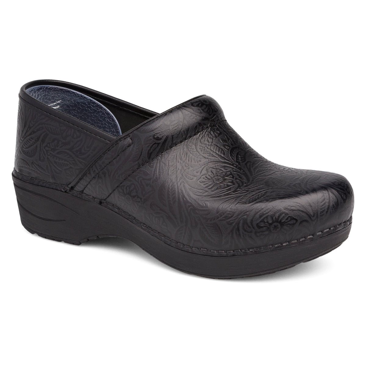 XP 2.0 Black Floral Tooled | Dansko Popular