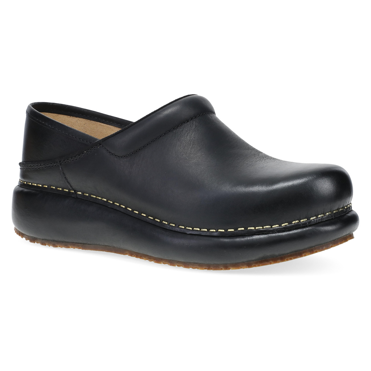 Platform Pro Black Burnished Nubuck | Dansko Signature