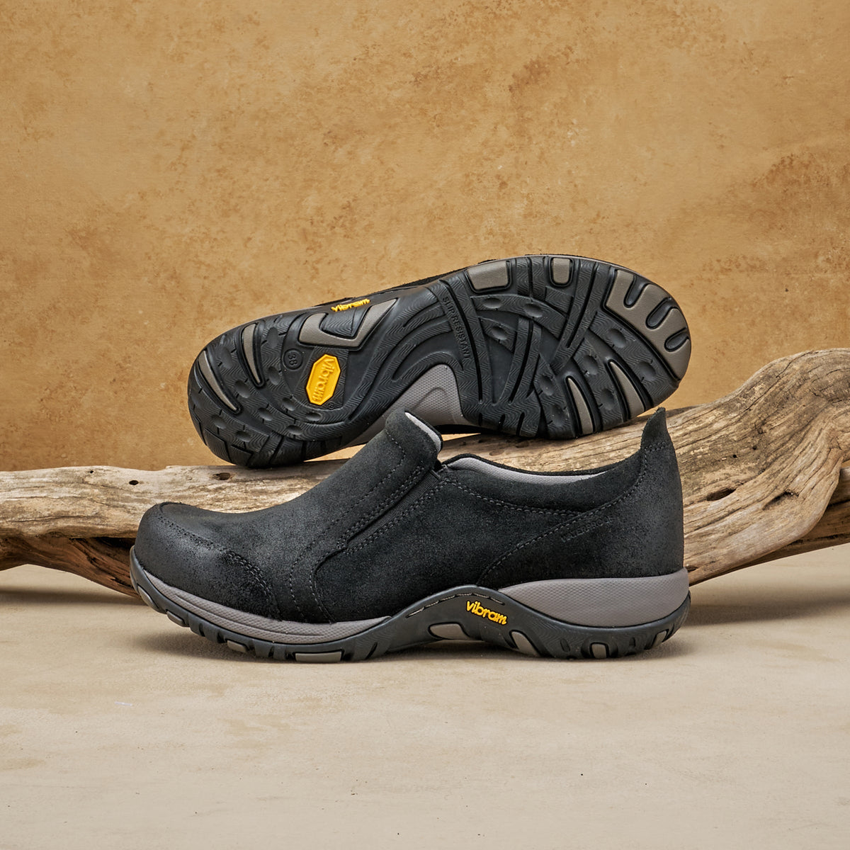 Pippy Black Waterproof Burnished Suede | Dansko Best Price