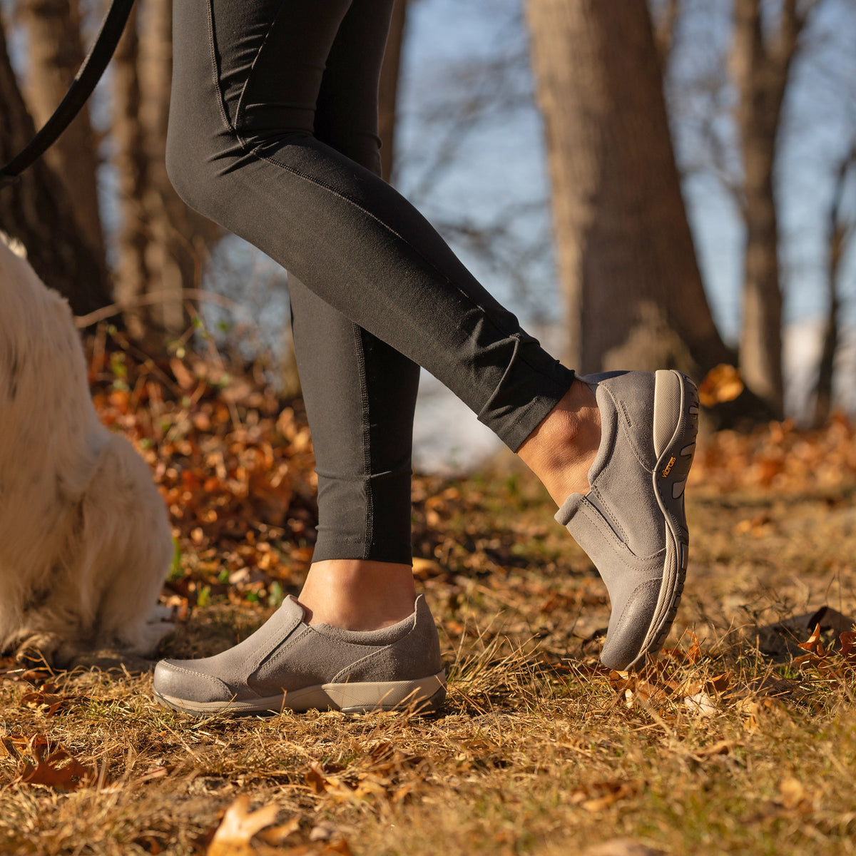Pippy Grey Waterproof Burnished Suede | Dansko Great Value