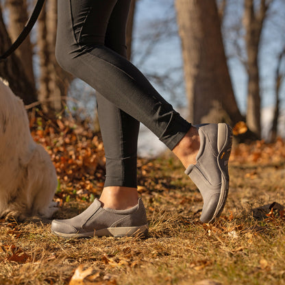 Pippy Grey Waterproof Burnished Suede | Dansko Great Value