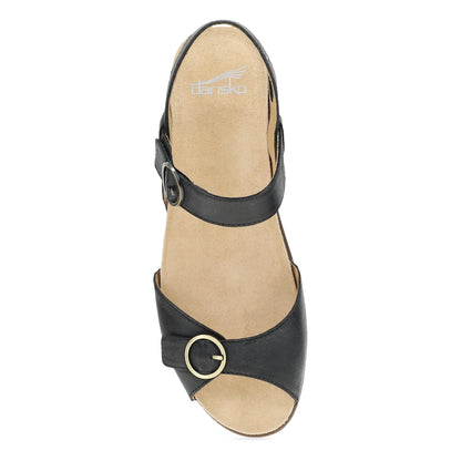 Candace Black Burnished Nappa | Dansko Discount