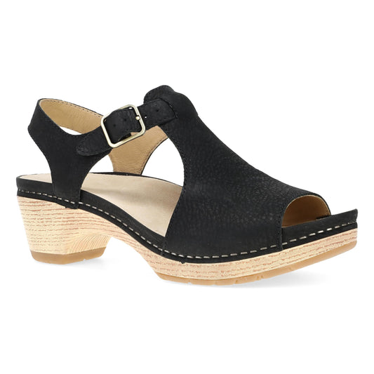 Laverne Black Milled Nubuck | Dansko Signature