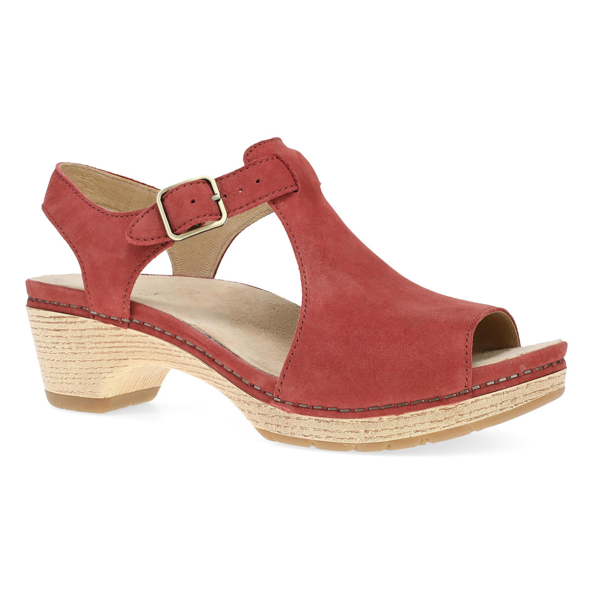 Paprika Nubuck Sandal,36