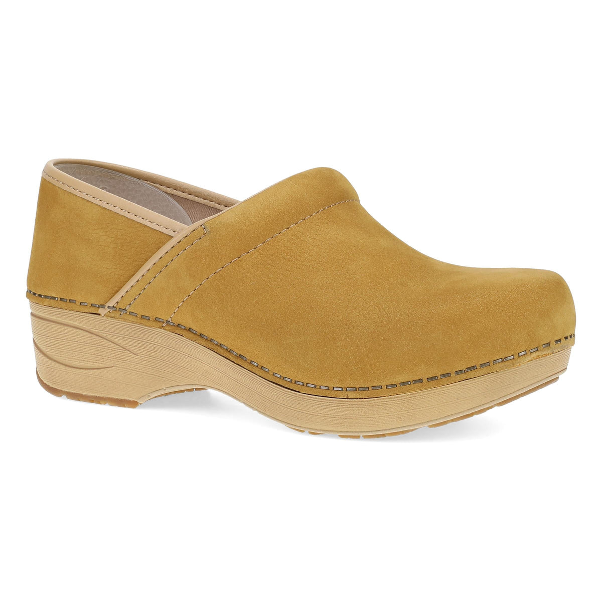 Mustard Leather Clog,36