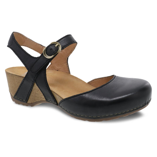 Tiffani Black Milled Burnished | Dansko Signature