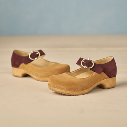 Bonny Mary Jane Tan/Mulberry | Dansko Premium