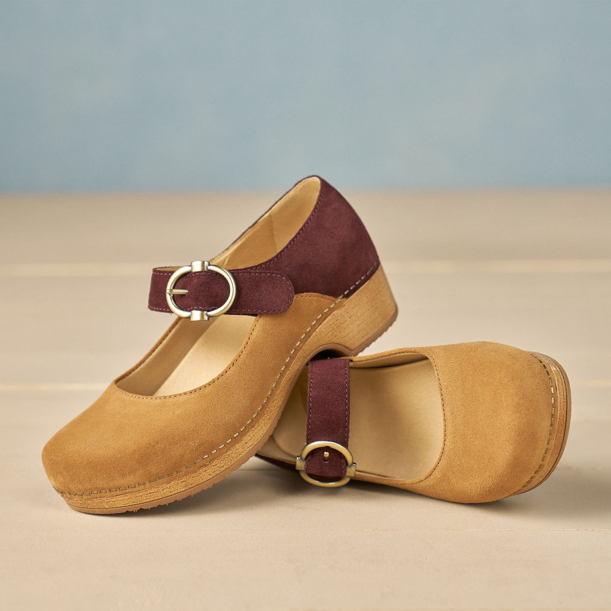 Bonny Mary Jane Tan/Mulberry | Dansko Premium