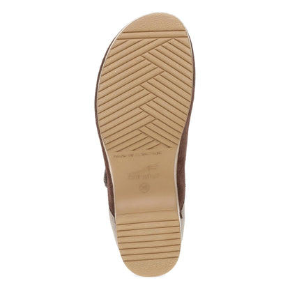 Bonny Mary Jane Chocolate/Taupe | Dansko Popular
