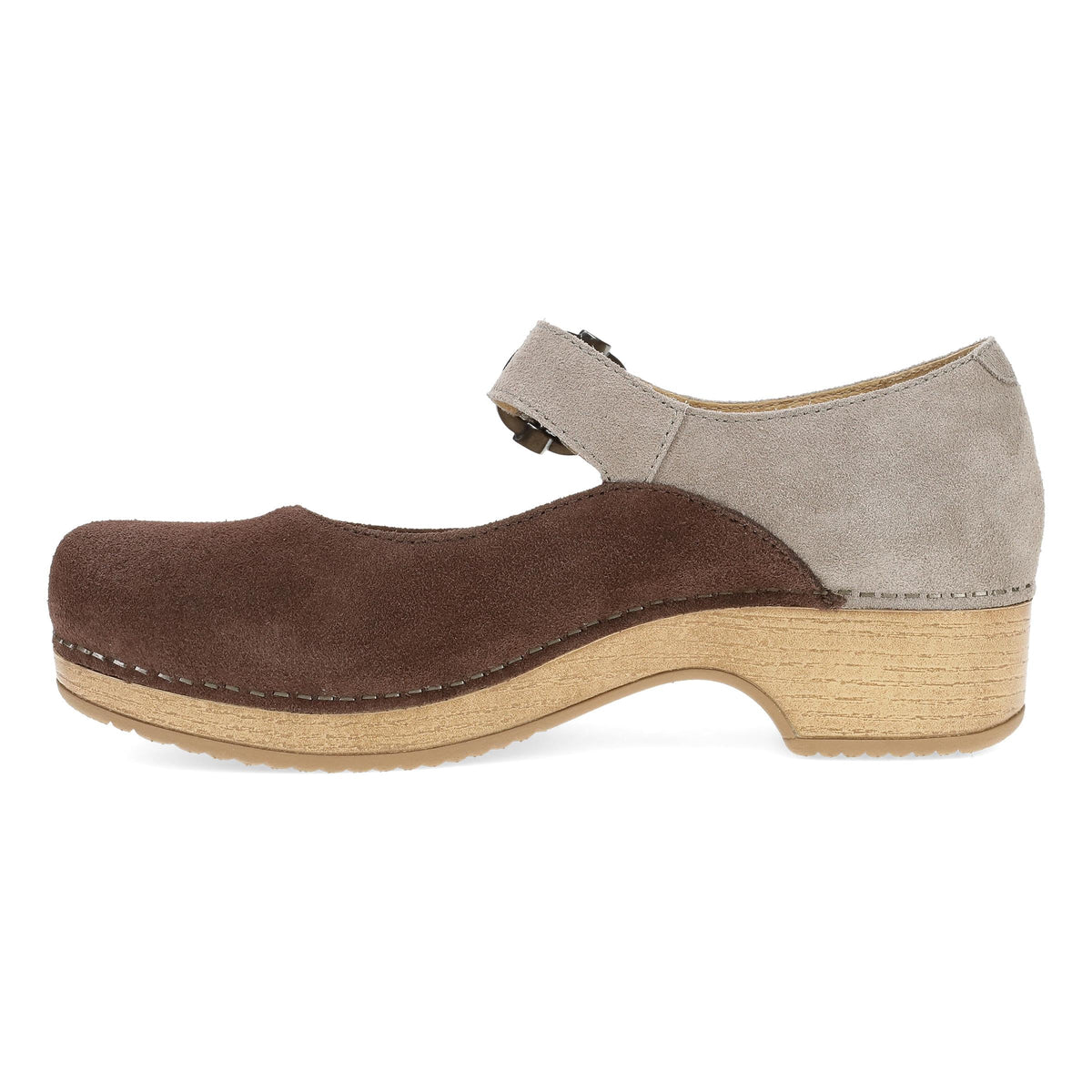 Bonny Mary Jane Chocolate/Taupe | Dansko Popular