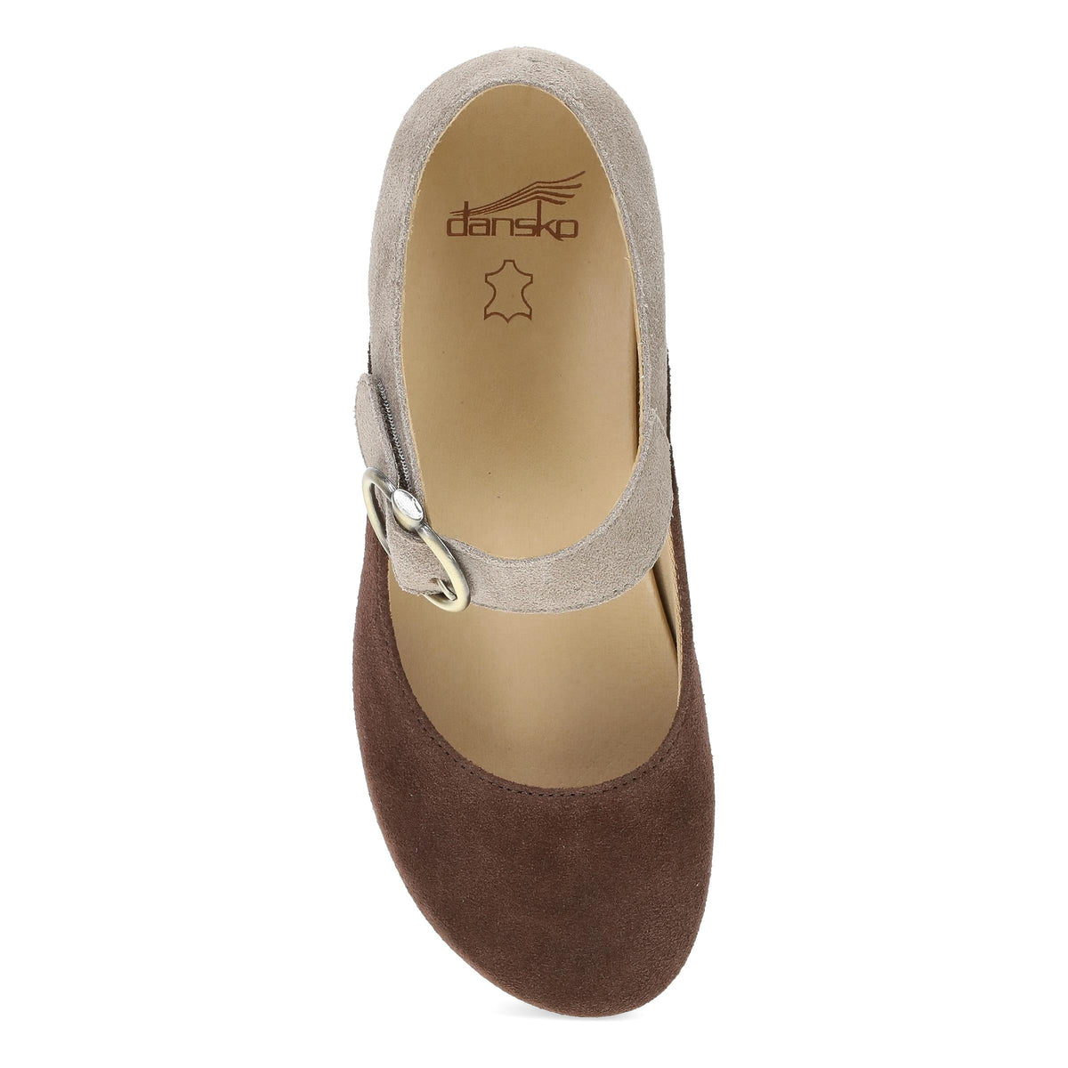 Bonny Mary Jane Chocolate/Taupe | Dansko Popular