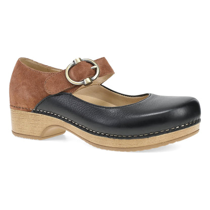 Bonny Mary Jane Black/Luggage | Dansko Exclusive