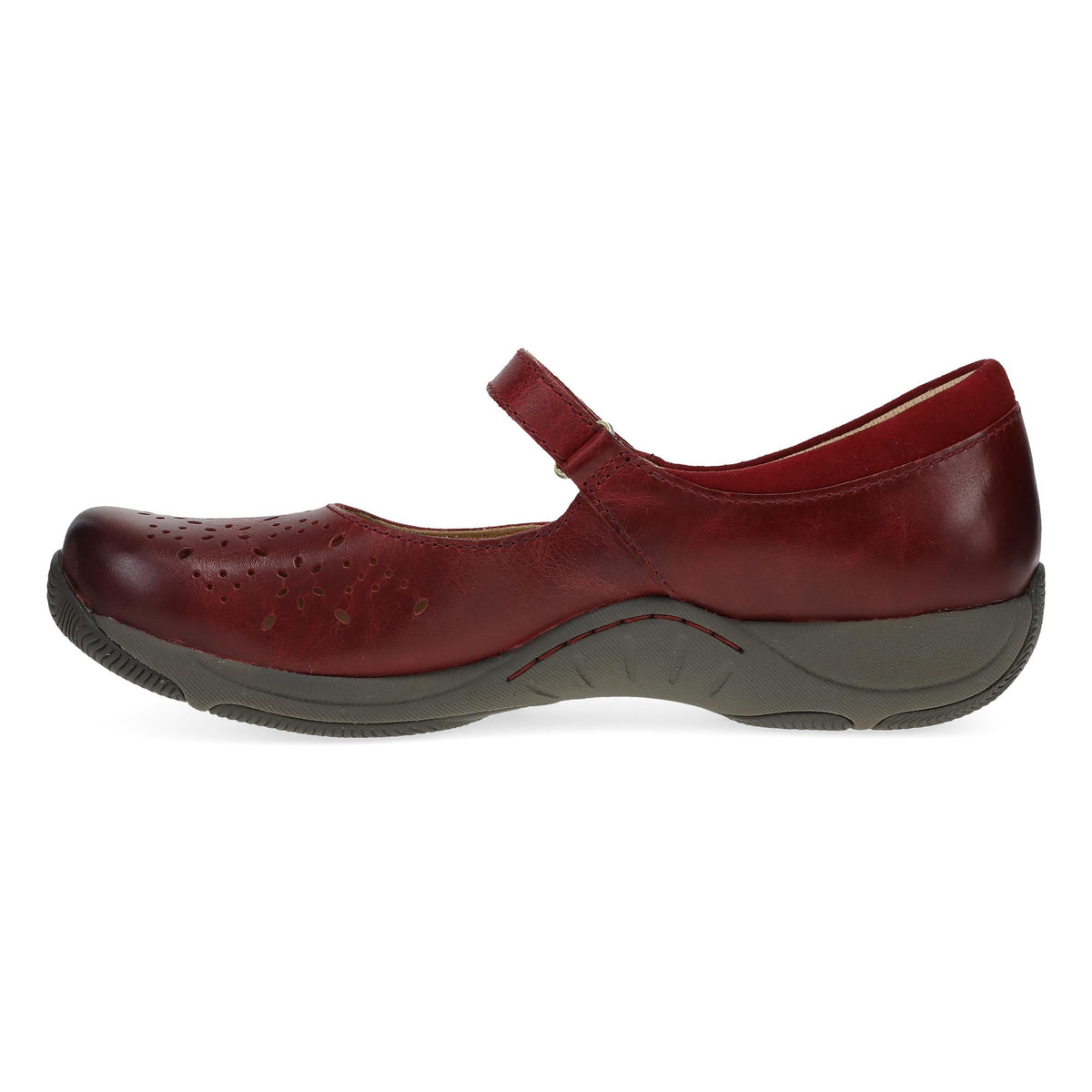 Stacy Red Waxy Burnished | Dansko Featured