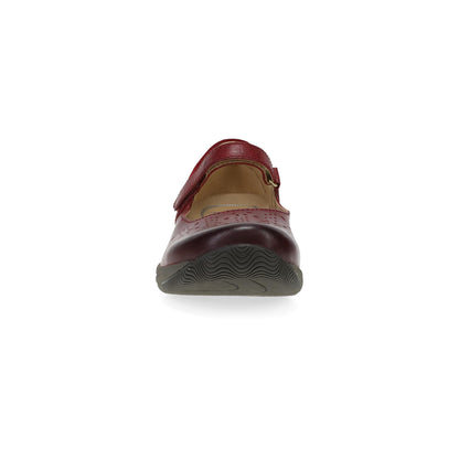 Stacy Red Waxy Burnished | Dansko Featured