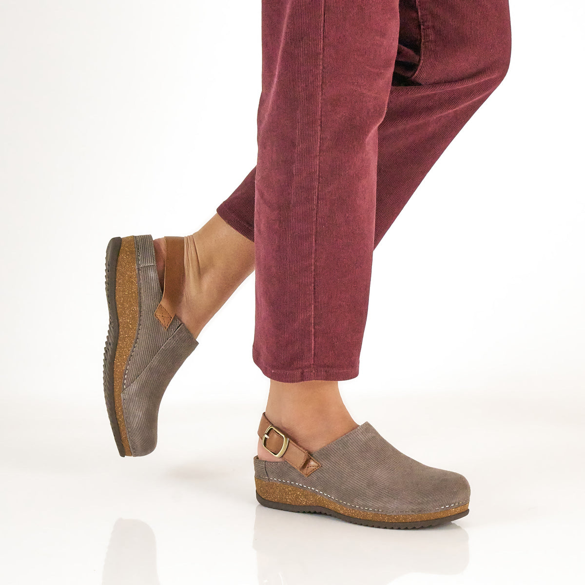 Merrin Stone Embossed Suede | Dansko New