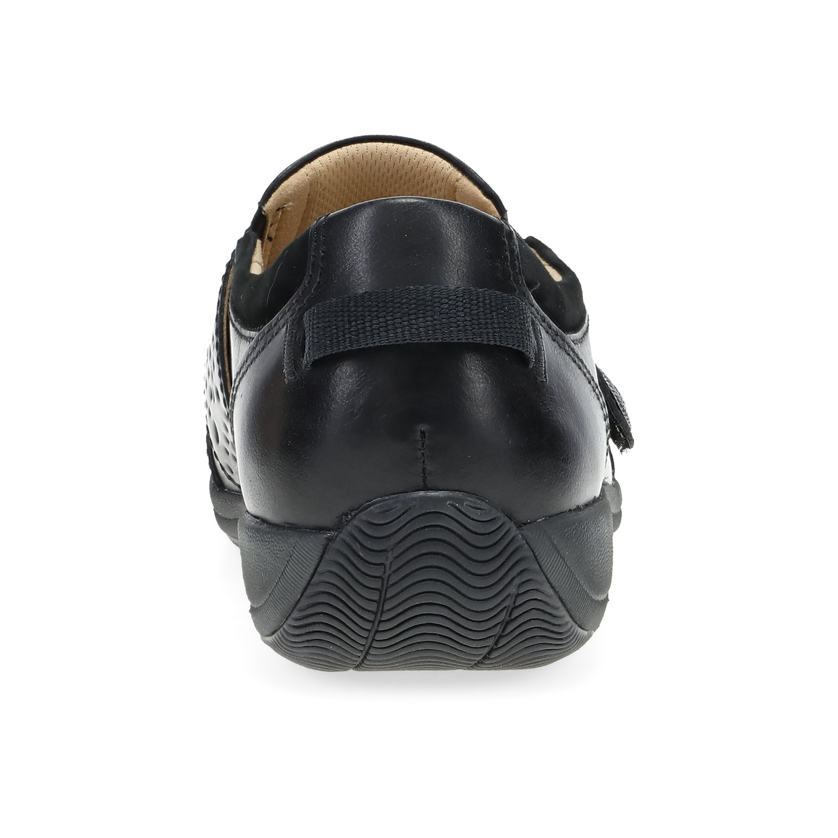 Sallie Wide Black Waxy Burnished | Dansko Value