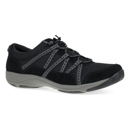 Harlyn Wide Black/Black Suede | Dansko Top Pick