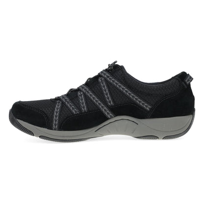 Harlyn Wide Black/Black Suede | Dansko Top Pick